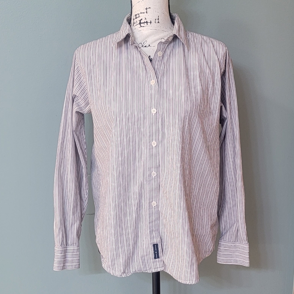 American Eagle outfitters vintage Y2k 90s Career‎ Stripe Top Size Medium